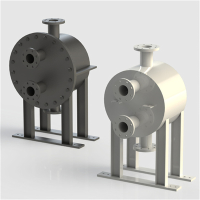 مبادله گرما صفحه ای و پوسته ای کاملاً جوشیده شده که به عنوان desuperheater برای بازیابی گرما ضایعات استفاده می شود