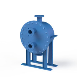 مبادله گرما صفحه ای و پوسته ای کاملاً جوشیده شده که به عنوان desuperheater برای بازیابی گرما ضایعات استفاده می شود