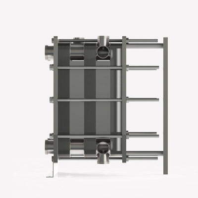 فولاد ضد زنگ صنعتی بهداشتی مایع شیر صفحه مبادله گرما Pasteurizer بخار صفحه مبادله گرما